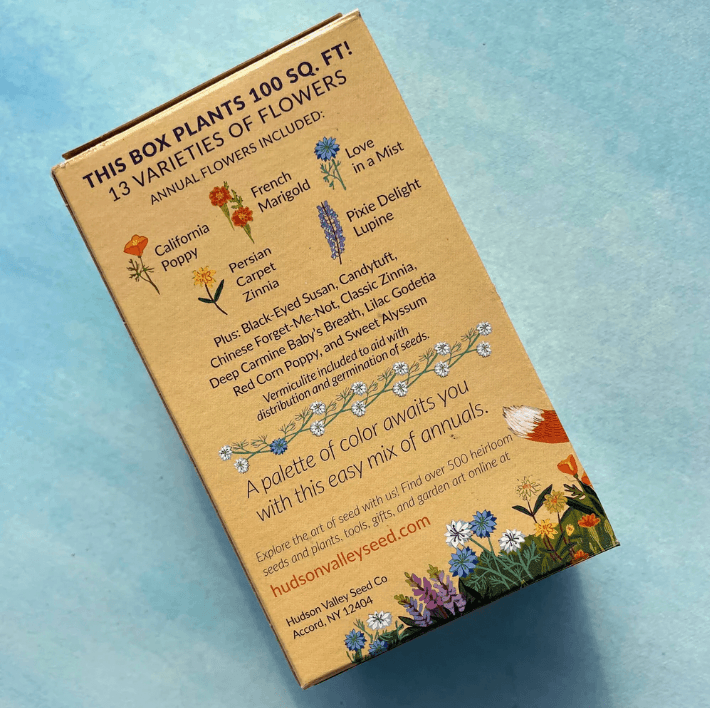 Colorscape Wildflower Mix Seed Shaker Hudson Valley Seed Company