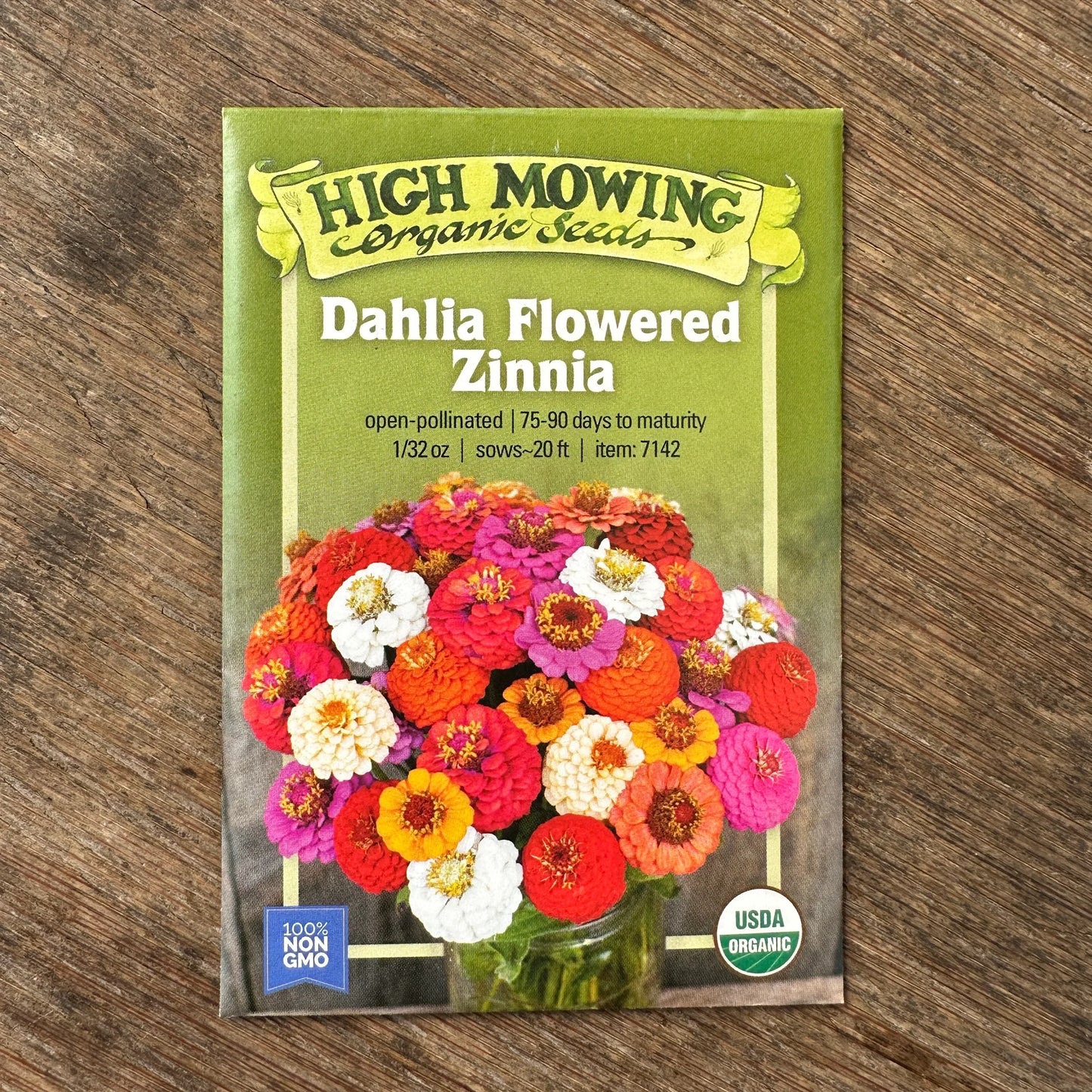 Organic Dahlia Mix Zinnia Seeds High Mowing Seeds