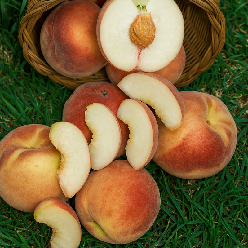 California Peach, 3 on 1 Multi Grafted Fruit Tree Grow Organic