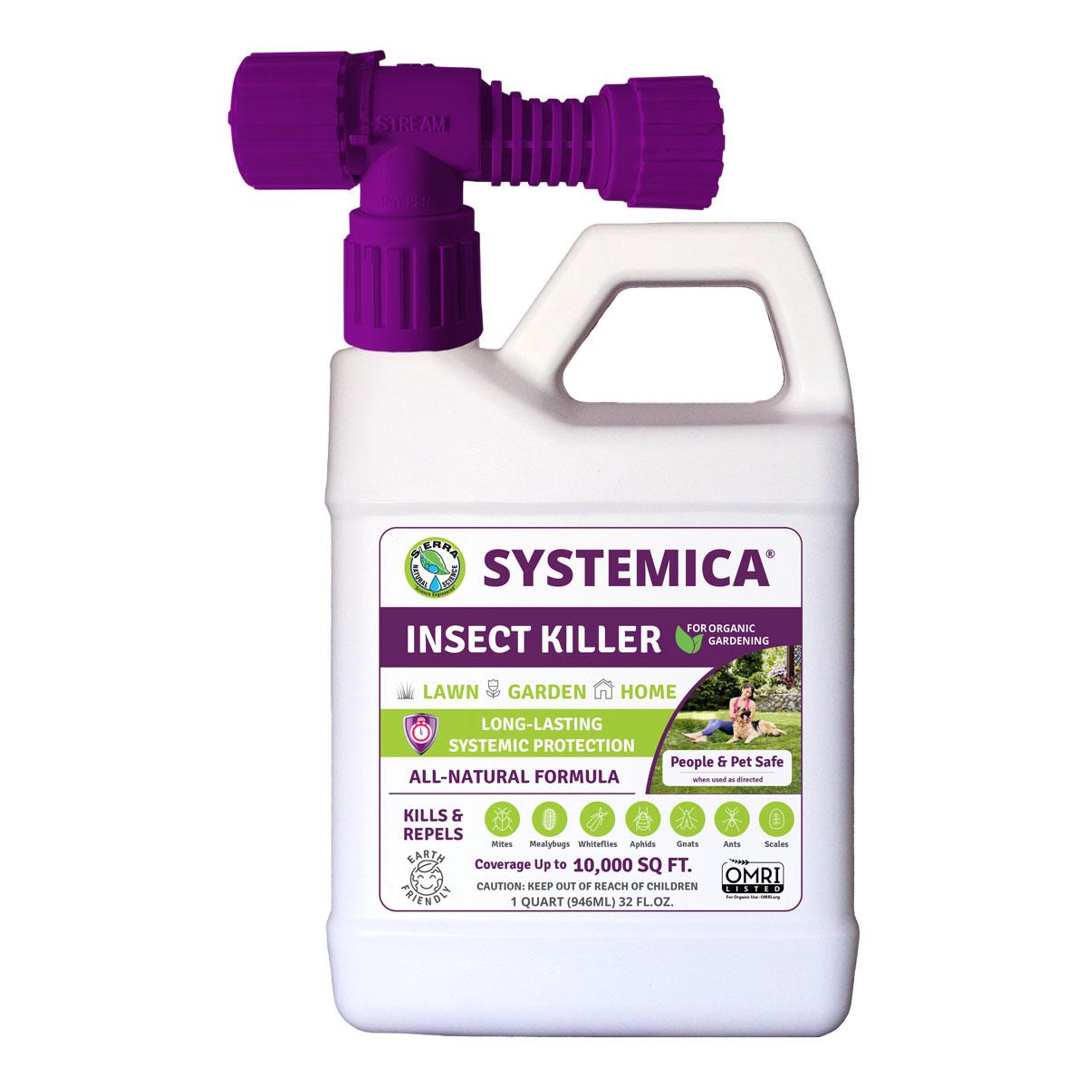 organic spray for garden bugs Systemica Insect Killer Hose End Spray (32 oz)