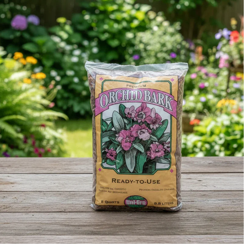 orchid potting bark mix Uni-Gro Orchid Bark 8 qt