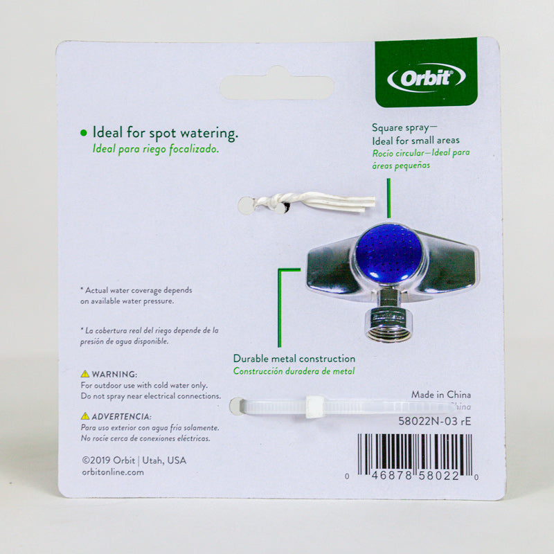 Orbit Square Sprinkler Grow Organic
