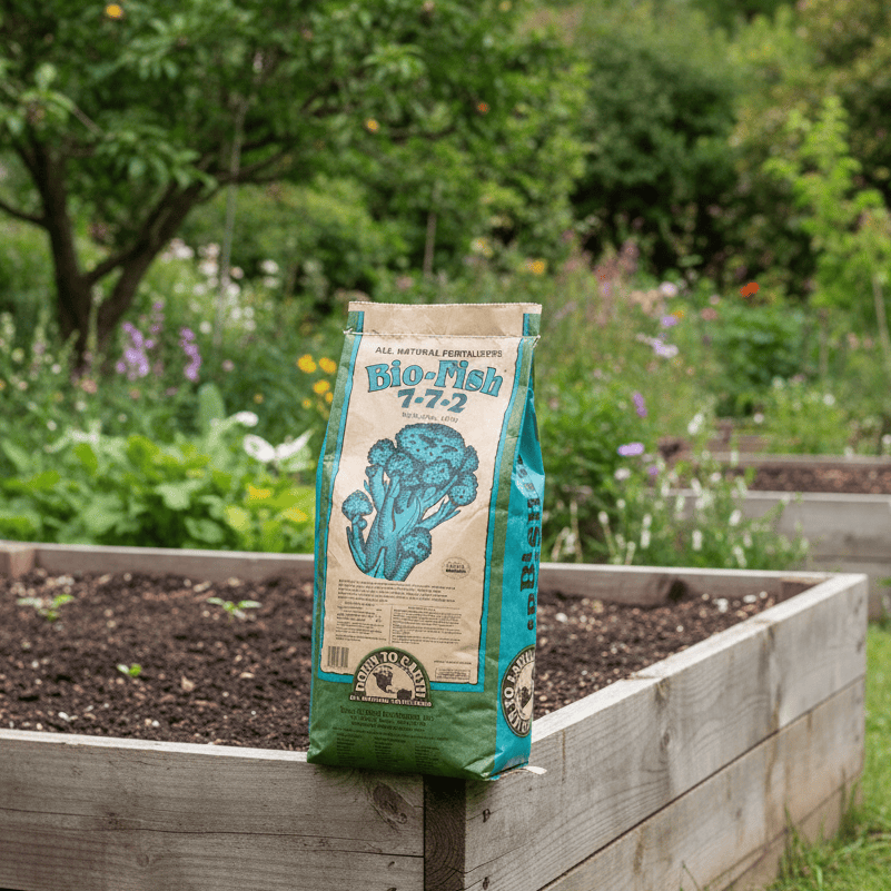 nutrient rich fertilizer Bio-Fish All Purpose 7-7-2 Fertilizer (25 lb)