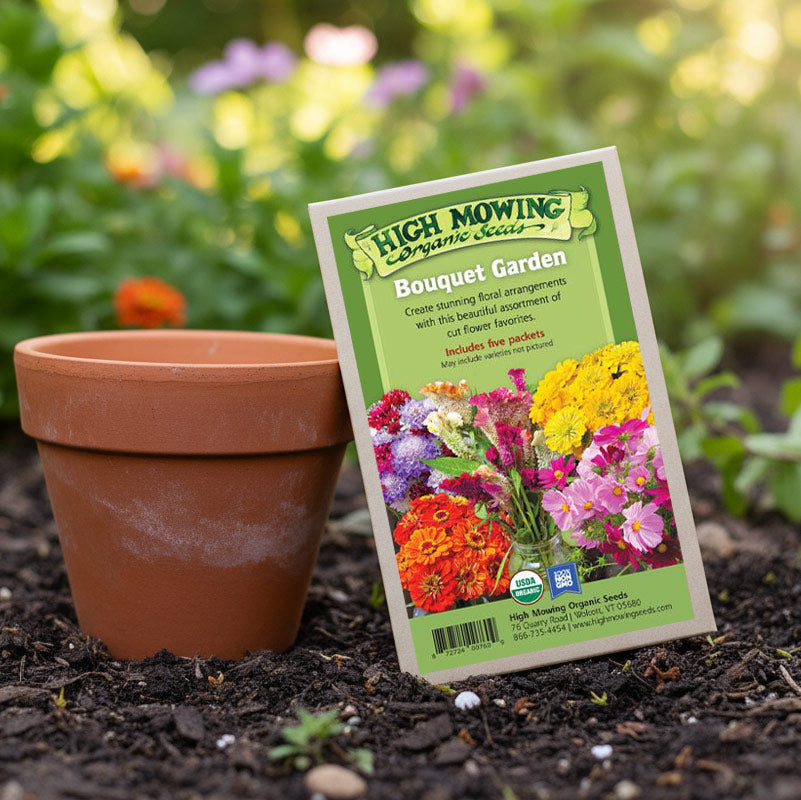 Organic Bouquet Garden 5 Seeds Packets – Grow Organic