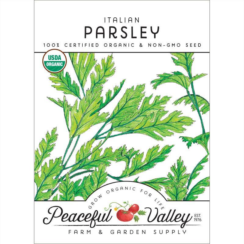 Italian Parsley Seeds (Organic) Peaceful Valley