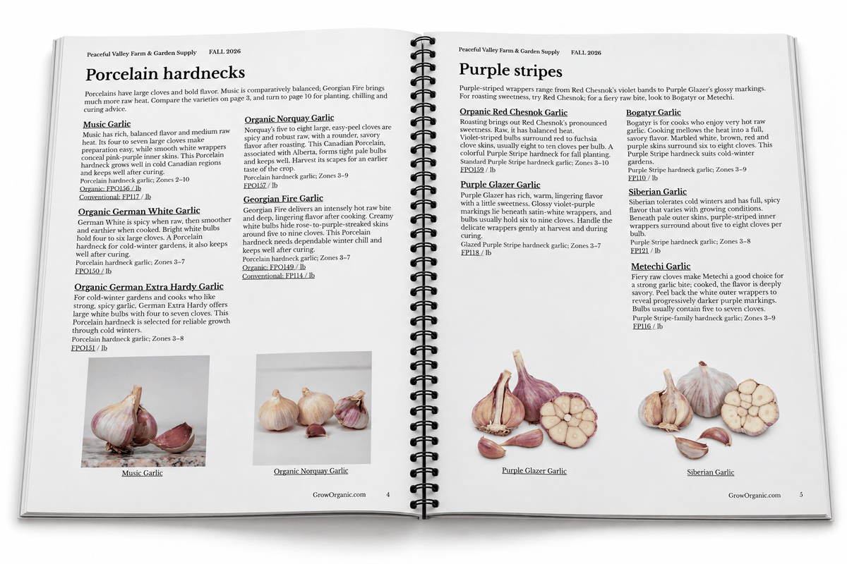 Peaceful Valley Fall 2026 Catalog – Coil-Bound Print Edition Peaceful Valley