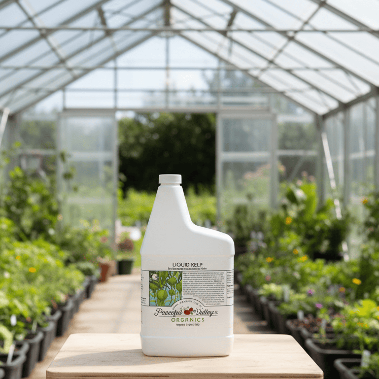 best liquid organic fertilizer for container vegetables Peaceful Valley Organic Liquid Kelp