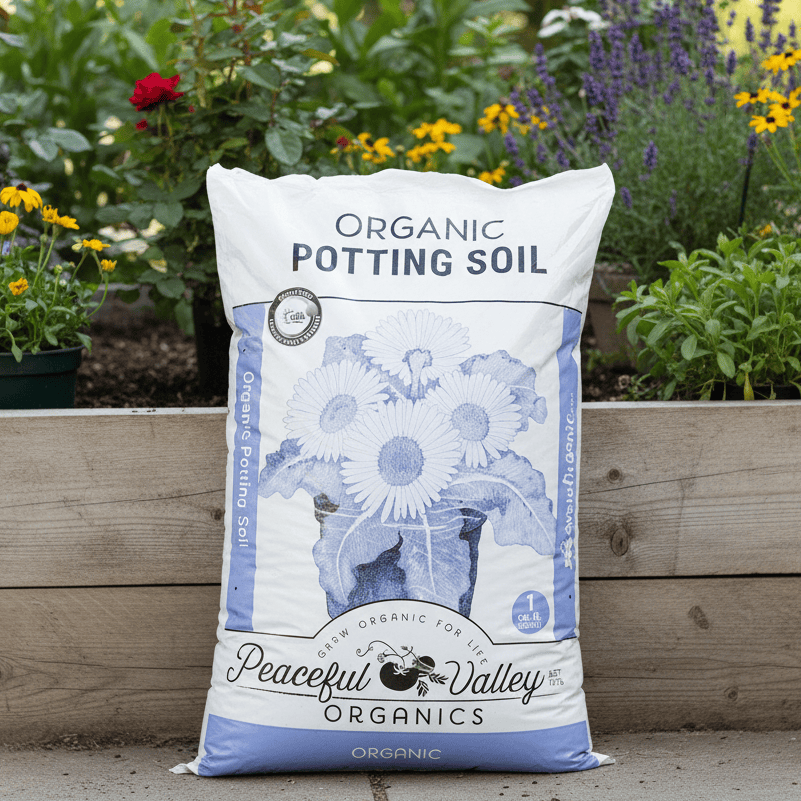 Peaceful Valley Organic Potting Soil | 1 Cu Ft Potting Soil  Grow Organic