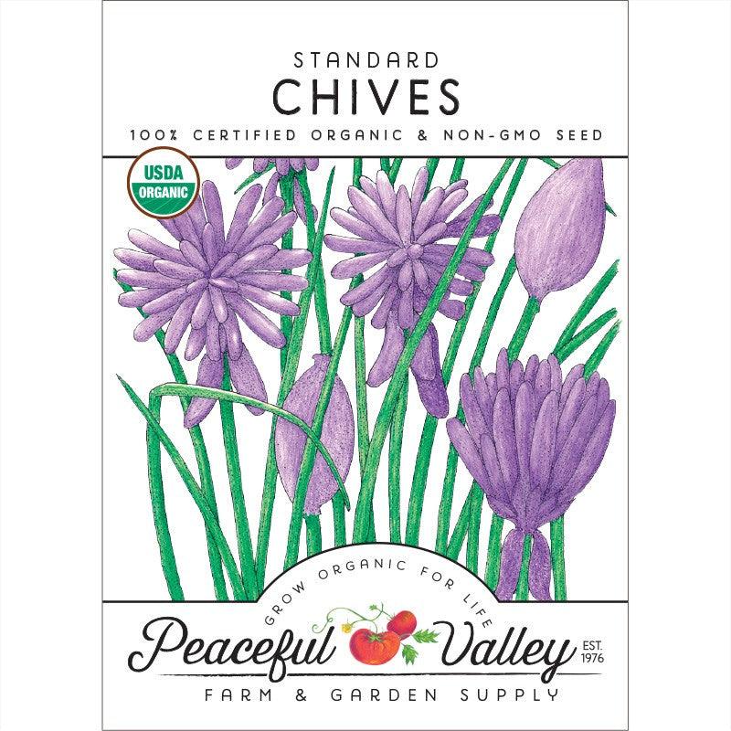 Chives Seeds (Organic) Peaceful Valley