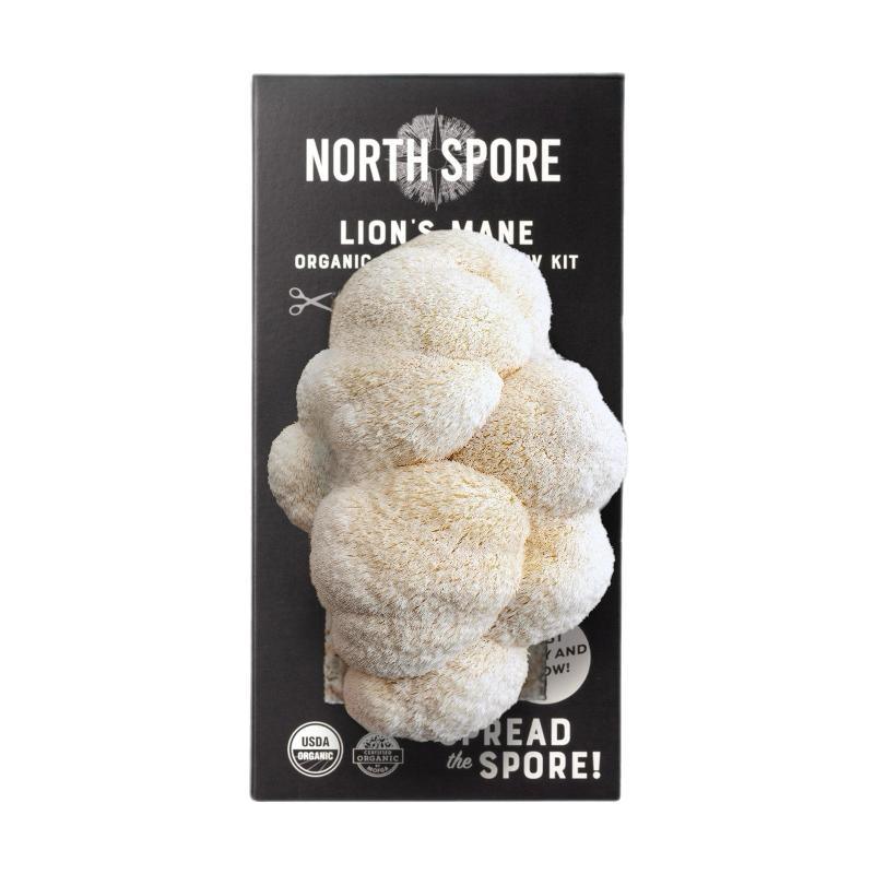 Organic Lion's Mane 'Spray & Grow' Mushroom Growing Kit North Spore