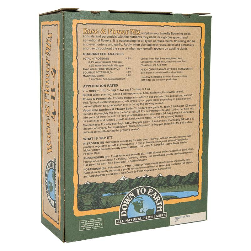 Rose, Flower & Bulb Mix 4-8-4 (5 lb Box) Down to Earth