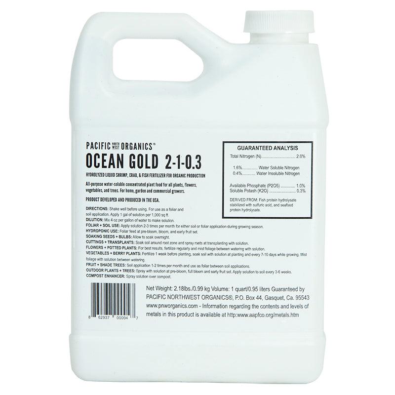 Ocean Gold 2-1-0.3 (Quart) Pacific Organics