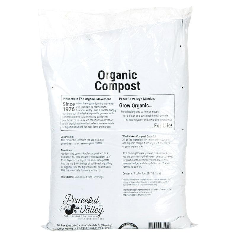 Peaceful Valley Organic Compost (1 Cu Ft) Peaceful Valley
