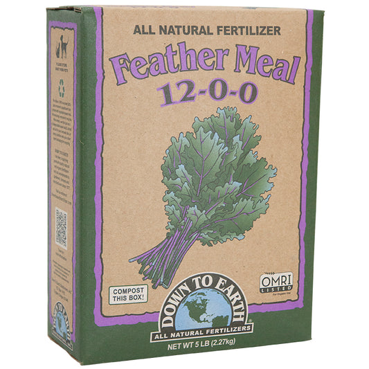 Feather Meal (5 Lb Box) - Grow Organic Feather Meal (5 lb Box) Fertilizer