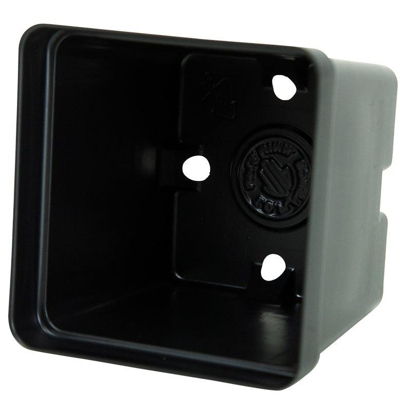 Square Plastic Pots - 4" Grow Organic