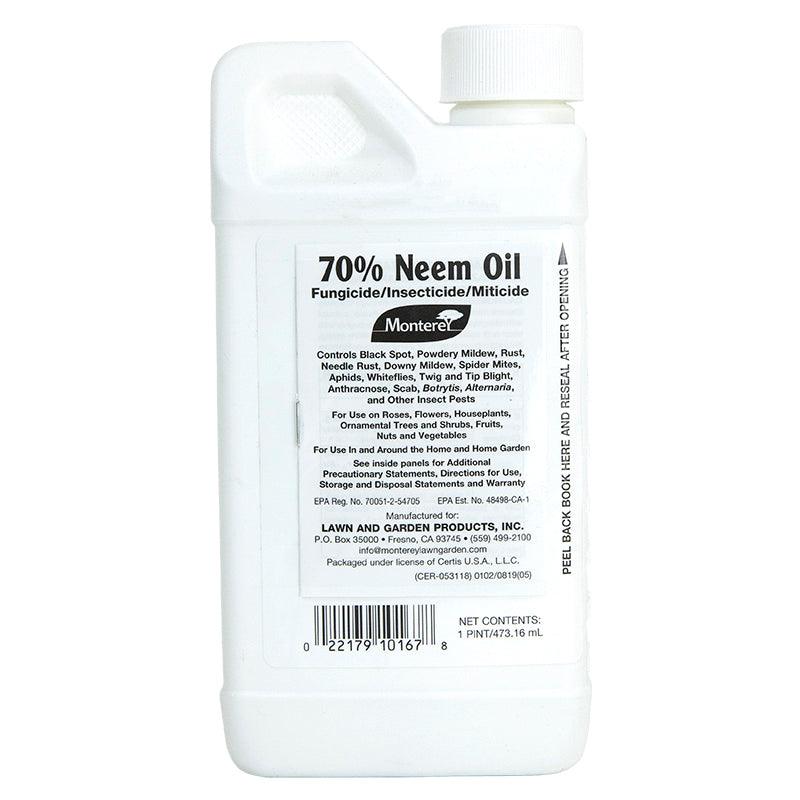 Monterey Neem Oil 70% Concentrate (Pint) Monterey
