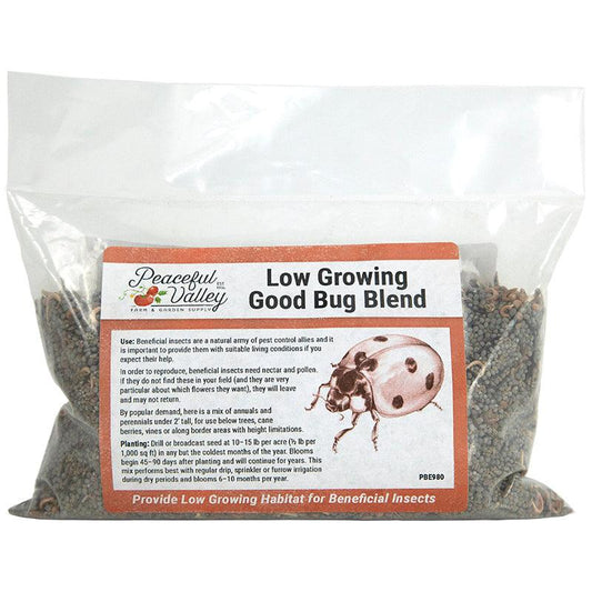 Peaceful Valley Low-Growing Good Bug Blend - Nitrocoated (lb) Peaceful Valley