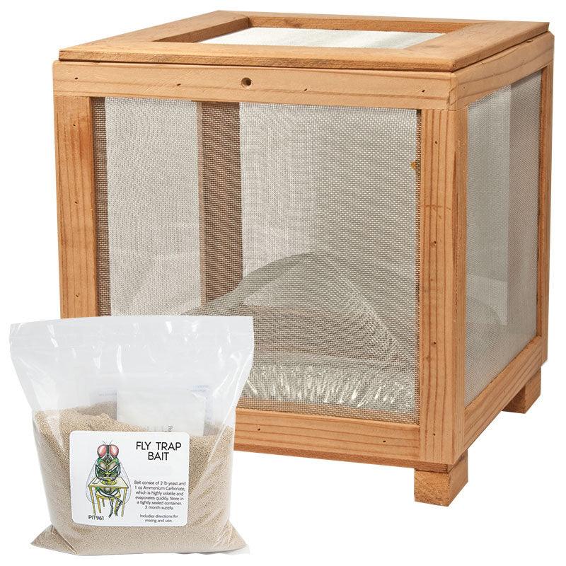 Peaceful Valley Wood Fly Trap (With Bait) Grow Organic