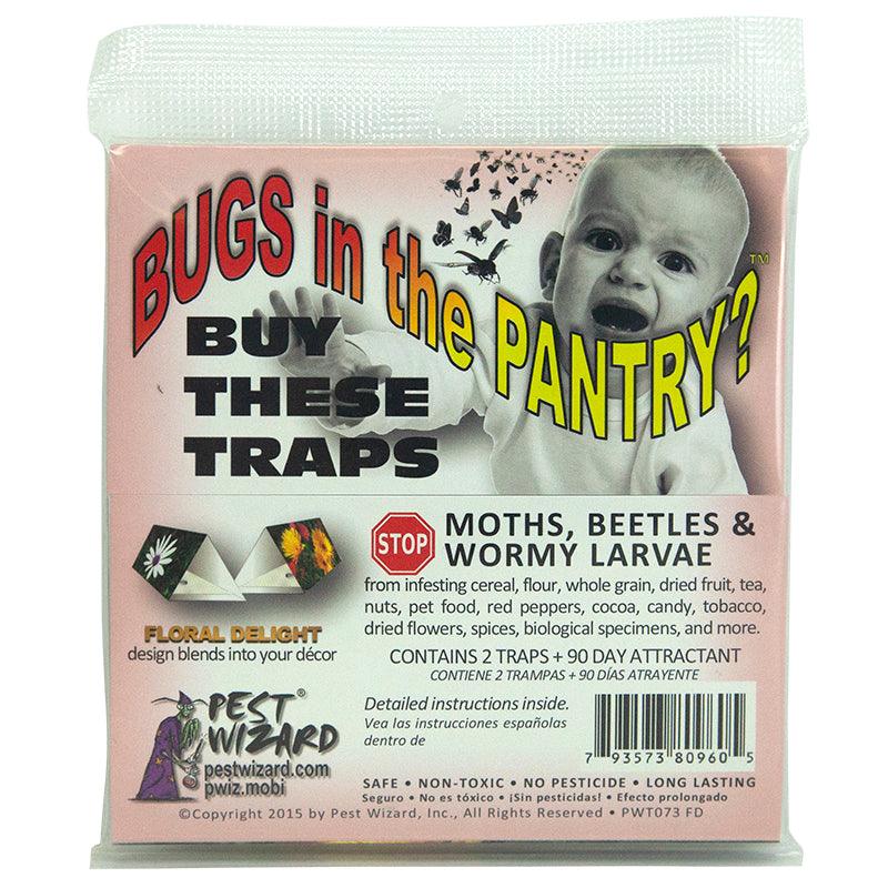 Pest Wizard BUGS in the PANTRY? 2-Pack Floral Delight Pest Wizard