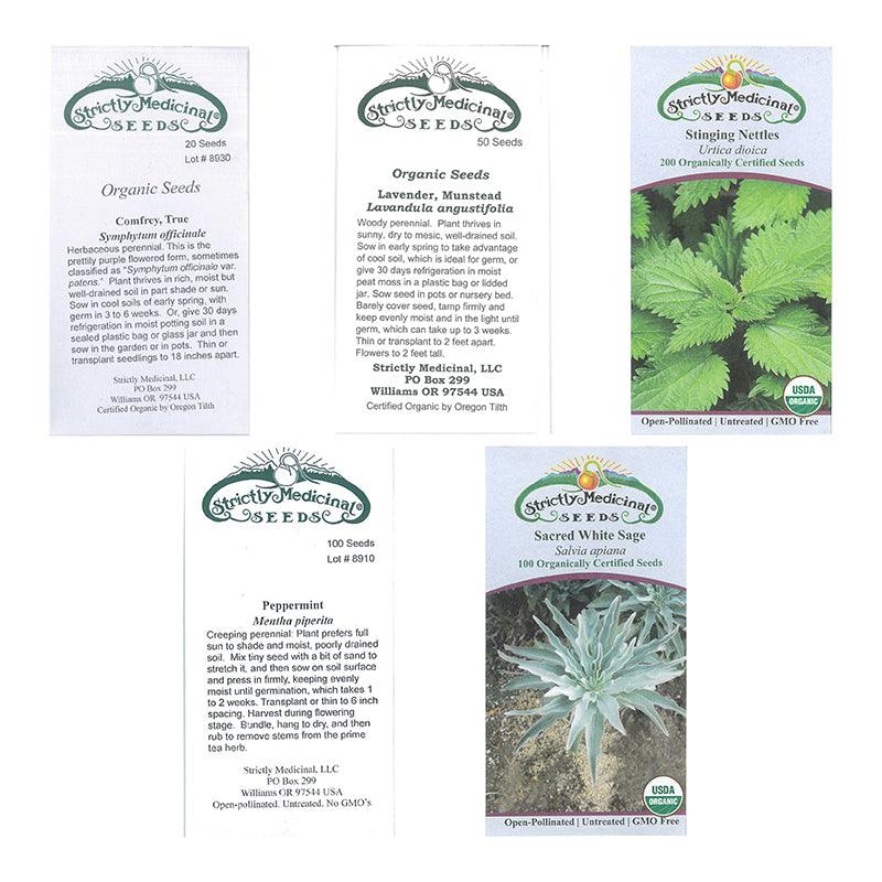 Medicinal Herbs Collection Grow Organic