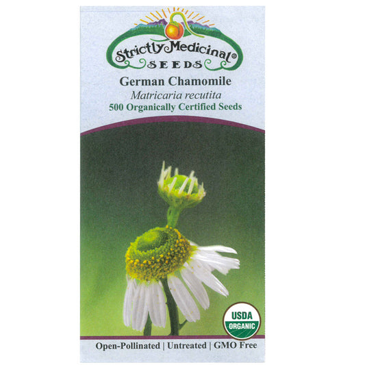 Strictly Medicinal Organic German Chamomile - Grow Organic Strictly Medicinal Organic German Chamomile Herb Seeds