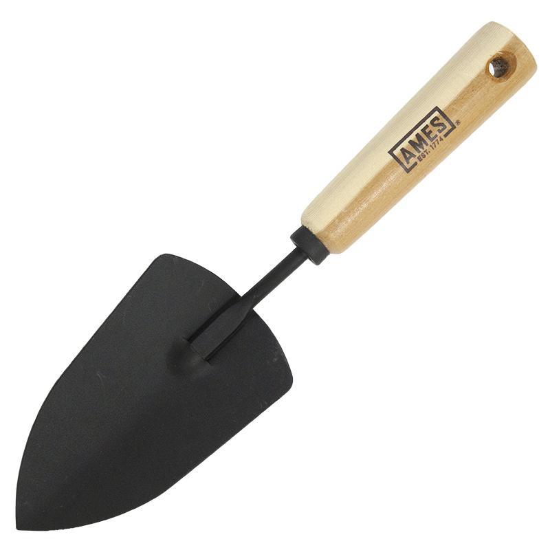 Ames Hand Trowel With Wood Handle - Grow Organic Ames Hand Trowel With Wood Handle Quality Tools