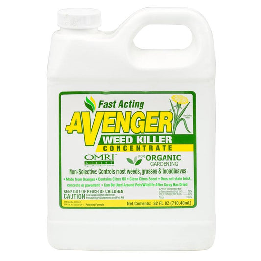 Avenger Weed Killer Concentrate (32 oz) Organic – Grow Organic Avenger Weed Killer Concentrate (32 oz) Weed and Pest