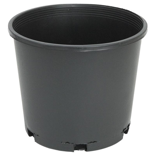 Black Plastic 3 Gallon Pot - Grow Organic Black Plastic Pot (3 gallon size) Growing