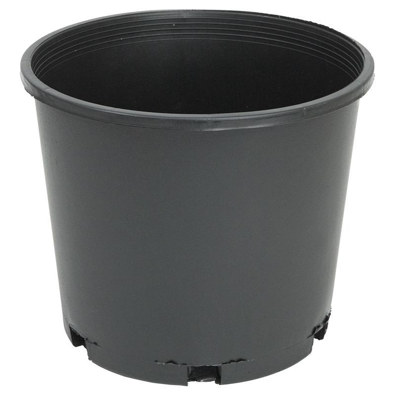 black planter pots 3 Gallon Pot (Black Plastic)