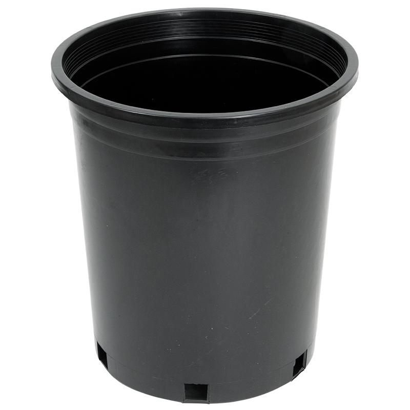 5 Gallon Black Resin Nursery Pot