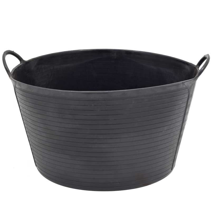 Black Recycled Bucket - Large - Grow Organic Black Recycled Bucket - Large Apparel and Accessories