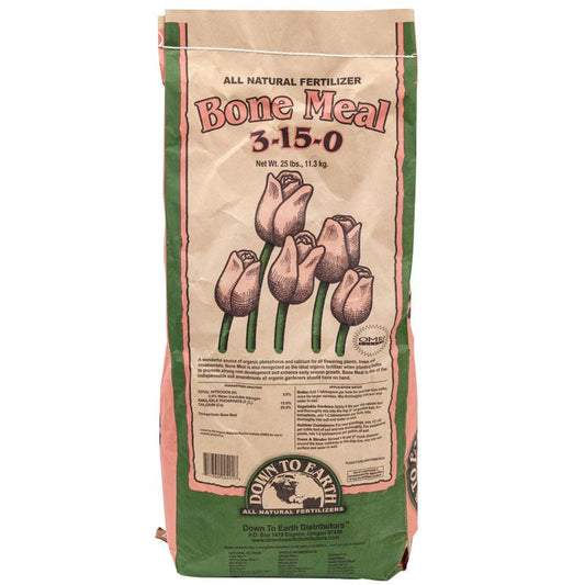 Bone Meal Steamed 3-15-0 (25 Lb) - Grow Organic Bone Meal Steamed 3-15-0 (25 lb) Fertilizer