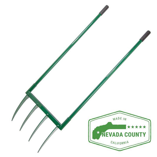 Broadfork Metal Handle 4-Tines Peaceful Valley
