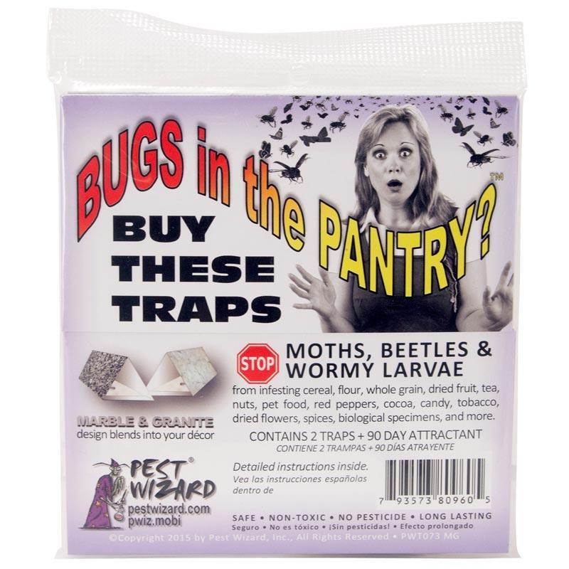 Pest Wizard BUGS in the PANTRY? 2-Pack Marble and Granite Pest Wizard