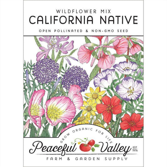 California Native Wildflower Mix (pack) Peaceful Valley