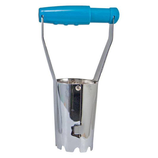 Chrome Hand Bulb Planter Grow Organic