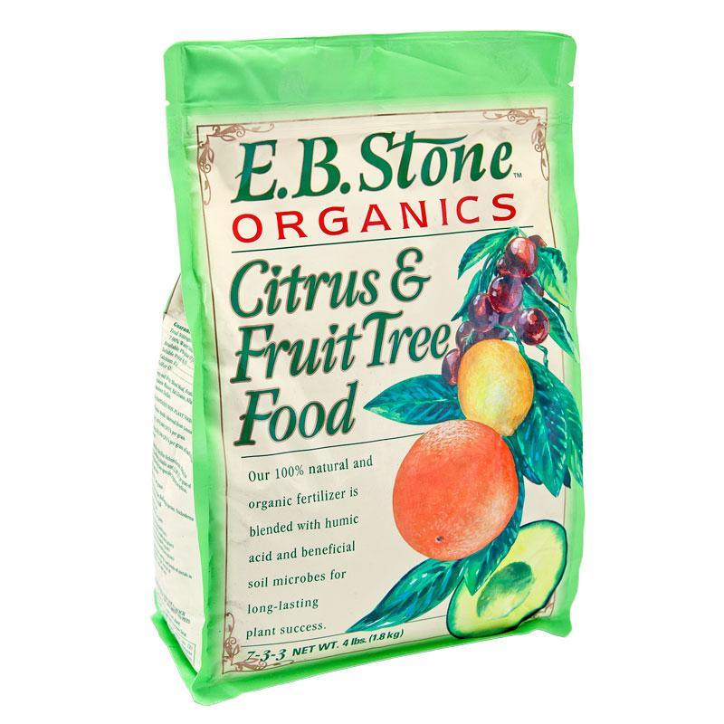 Citrus & Fruit Tree Food 7-3-3 (4 lb bag) EB Stone
