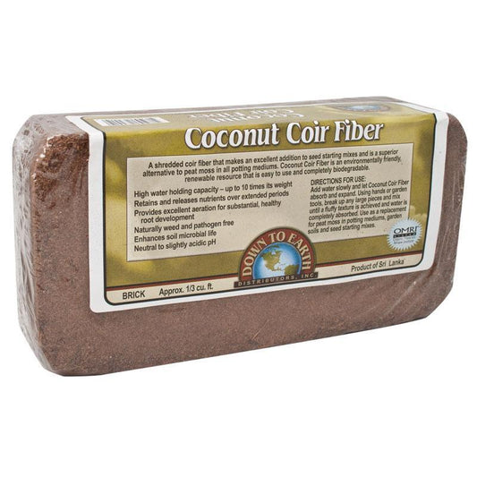 Coco Peat (700 g Brick) Down to Earth