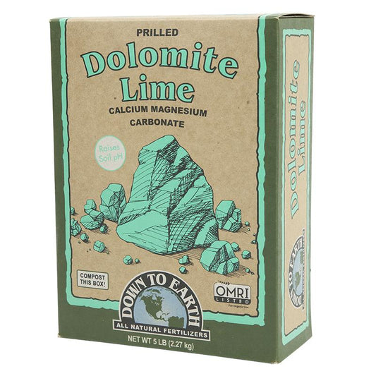 Dolomite Lime Prilled (5 lb box) - Grow Organic Dolomite Lime Prilled (5 lb box) Fertilizer