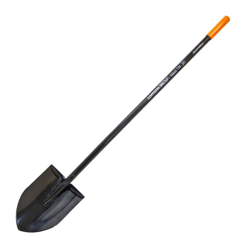Fiskars Long-Handle Digging Shovel Grow Organic