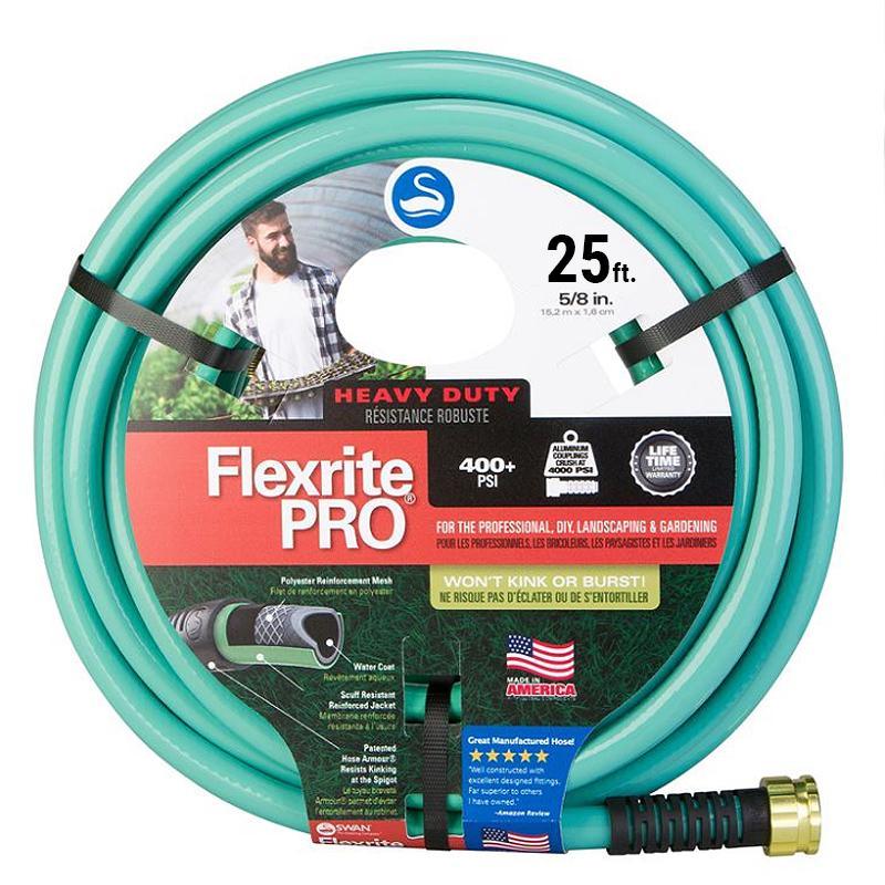 Flexirite Pro Garden Hose (5/8" X 25') - Grow Organic Flexirite Pro Garden Hose (5/8" X 25') Watering