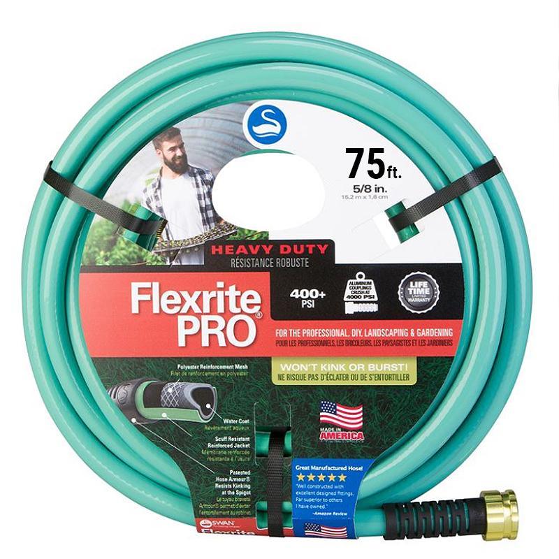 Flexirite Pro Garden Hose (5/8" X 75') - Grow Organic Flexirite Pro Garden Hose (5/8" X 75') Watering