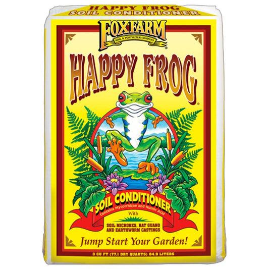 Foxfarm Happy Frog Soil Conditioner (3 Cu Ft) - Grow Organic Foxfarm Happy Frog Soil Conditioner (3 Cu Ft) Growing