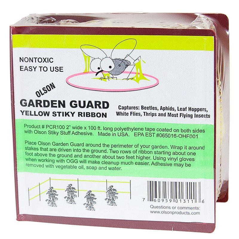 Garden Guard Yellow Stiky Ribbon (2"x100') Grow Organic
