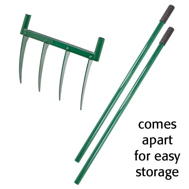 Broadfork Metal Handle 4-Tines Peaceful Valley