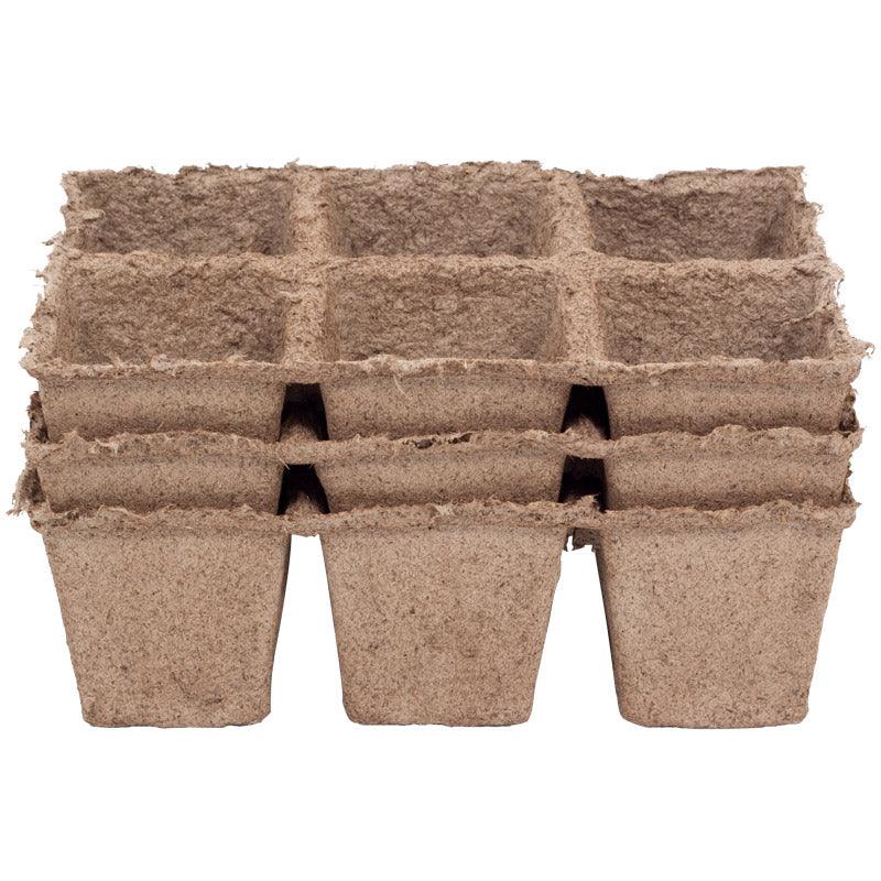 CowPots - 3" Square 6 Pack (Pack of 3) Grow Organic