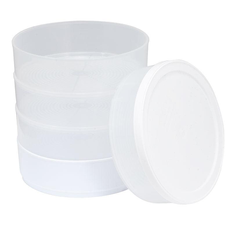Kitchen Crop Round 4-Tray Seed Sprouting Kit Grow Organic