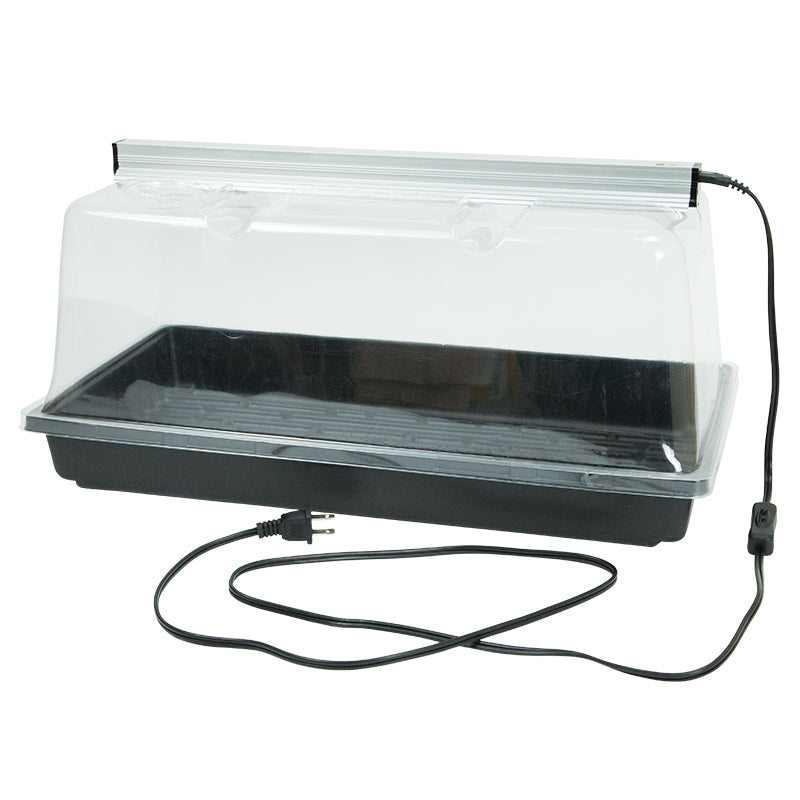 Sunblaster LED Mini Greenhouse Kit - Grow Organic Sunblaster LED Mini Greenhouse Kit Growing