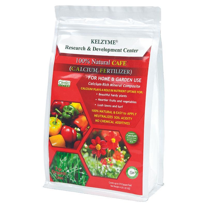 natural calcium fertilizer for plants Kelzyme Calcium CAFE Granular (4 lb)