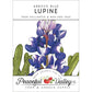 Lupine, Arroyo Blue (pack) - Grow Organic Lupine, Arroyo Blue (pack) Flower Seeds